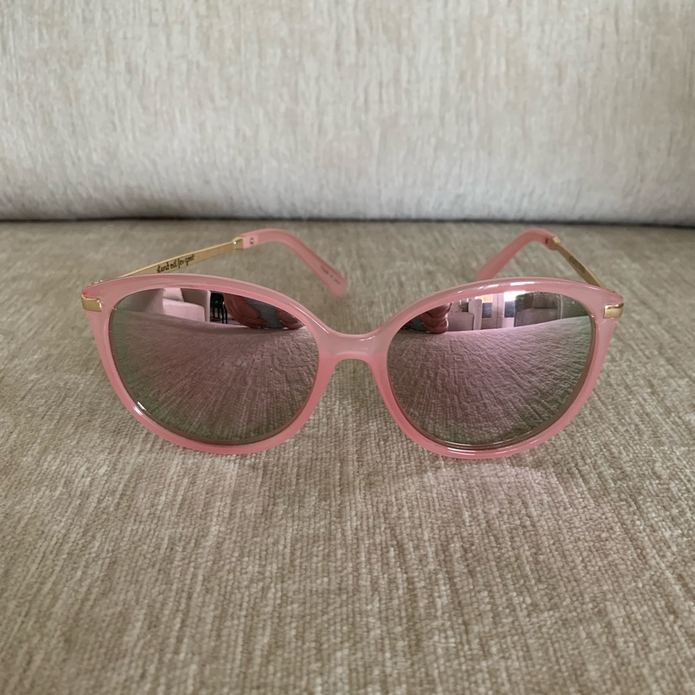 Altar’d State reflective retro pink sunglasses